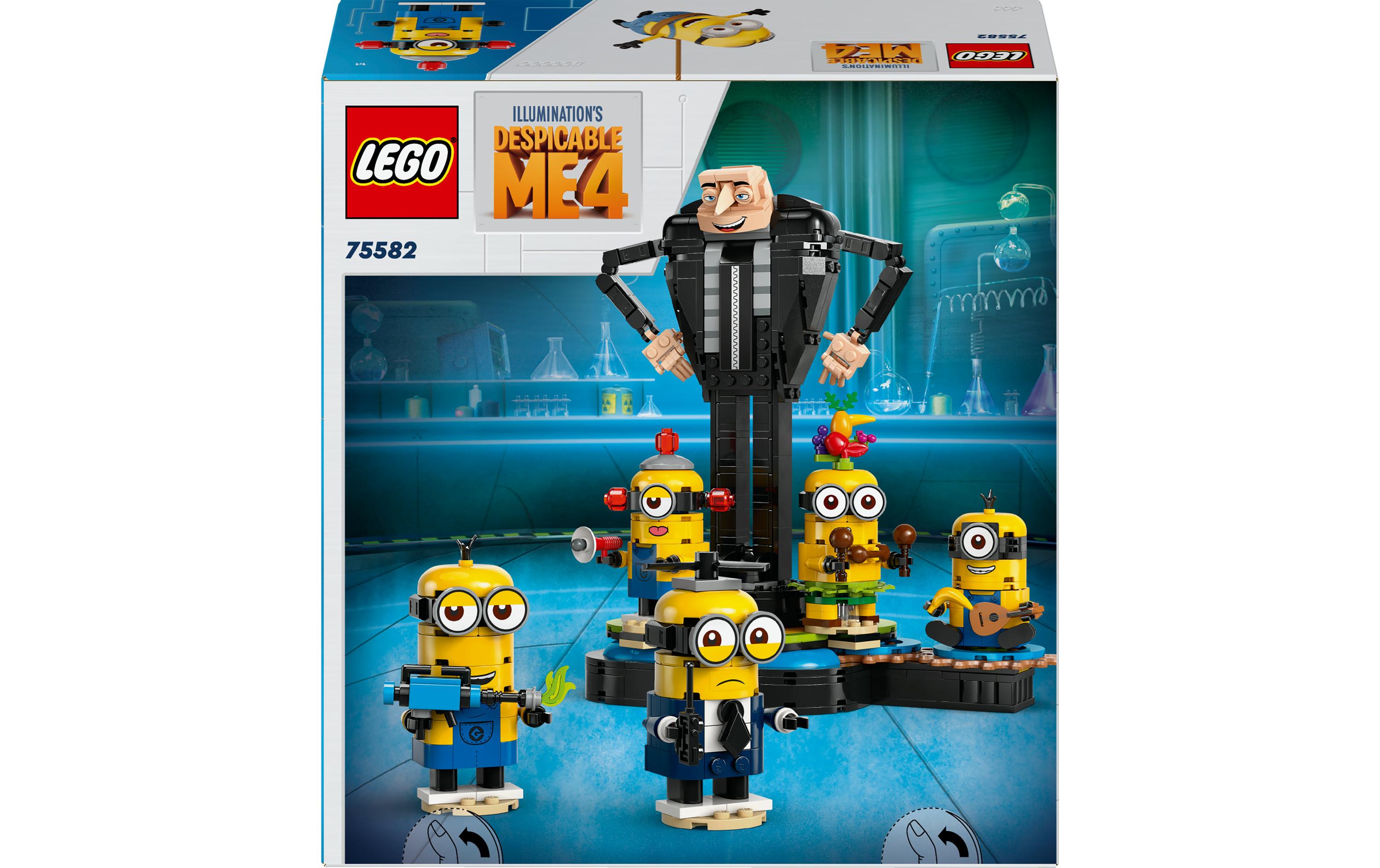 Despicable Me 4 Gru und die Minions 75582Bau- und Spielset mit Filmfiguren