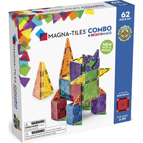 Magna-Tiles micromags kombi - 62-dele