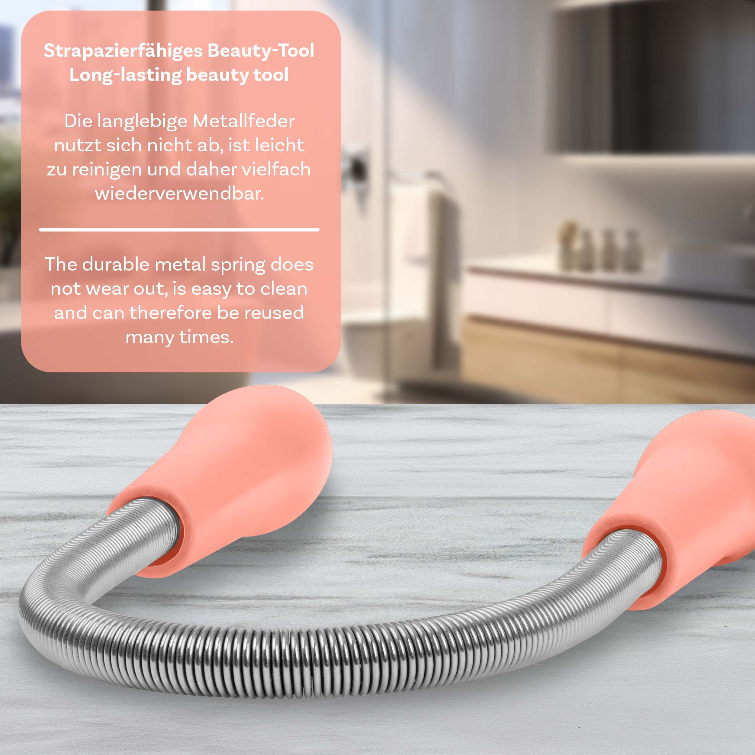 Epistick - Gesichtshaar-Epilierer für schnelle und manuelle Haarentfernung - Pink