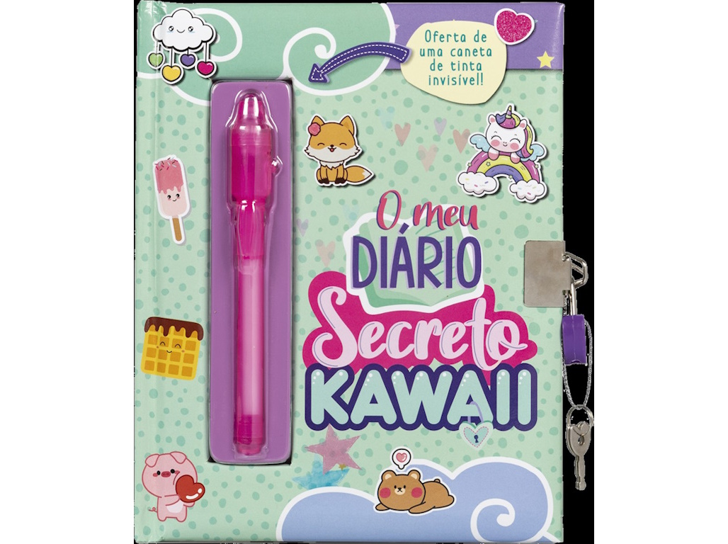 LIVRO O MEU DIÁRIO SECRETO KAWAII