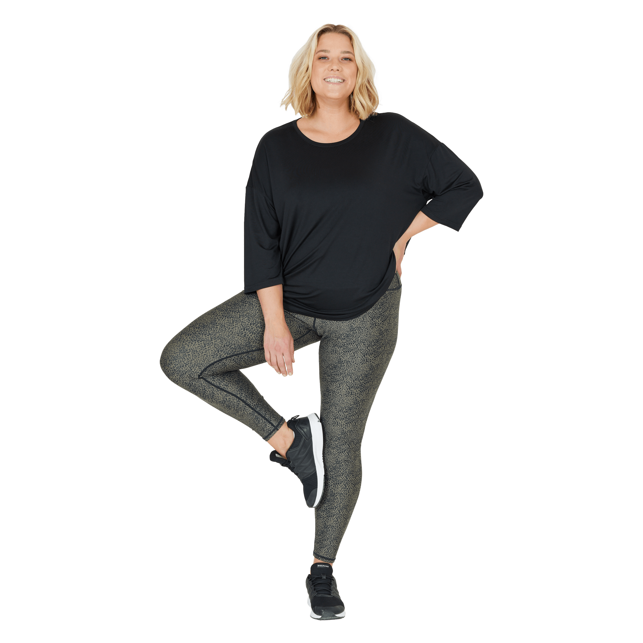 Endurance Cimmeriana W Printed Tights - Treningstøy