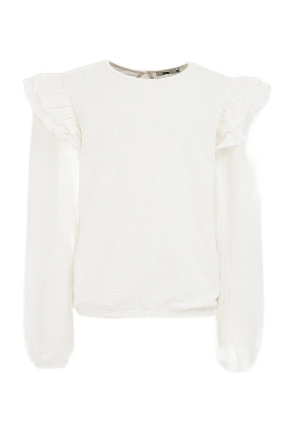 WE Fashion longsleeve blanc