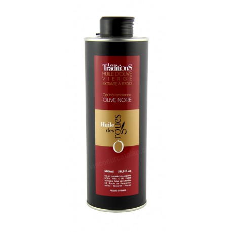 Huile d'olive des Orgues - Fruité Noire 0.50L