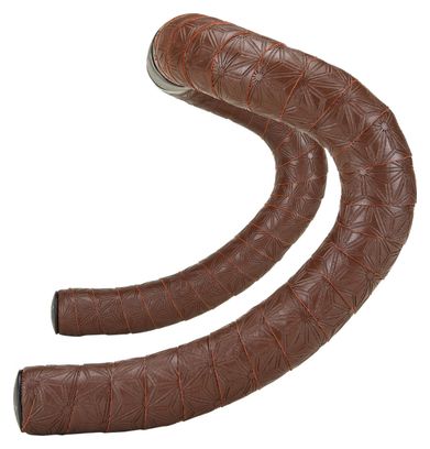 Ruban de Cintre Supacaz Super Sticky Kush Gravel Marron Coffee avec Bouchons