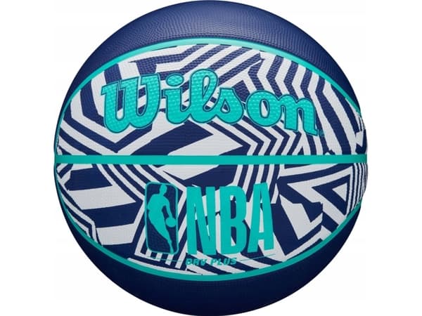 BASKETBALL WILSON NBA DRV PLUS DAZZLE CAMO BSKT INDIGO STØRRELSE 6