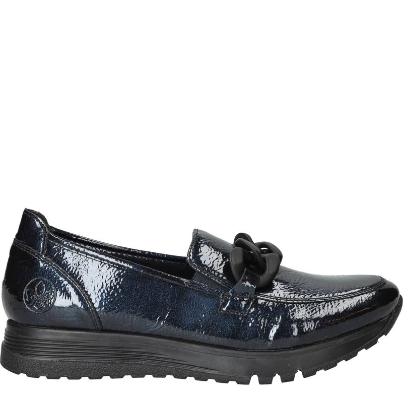 Rieker Loafers Blauw Dames