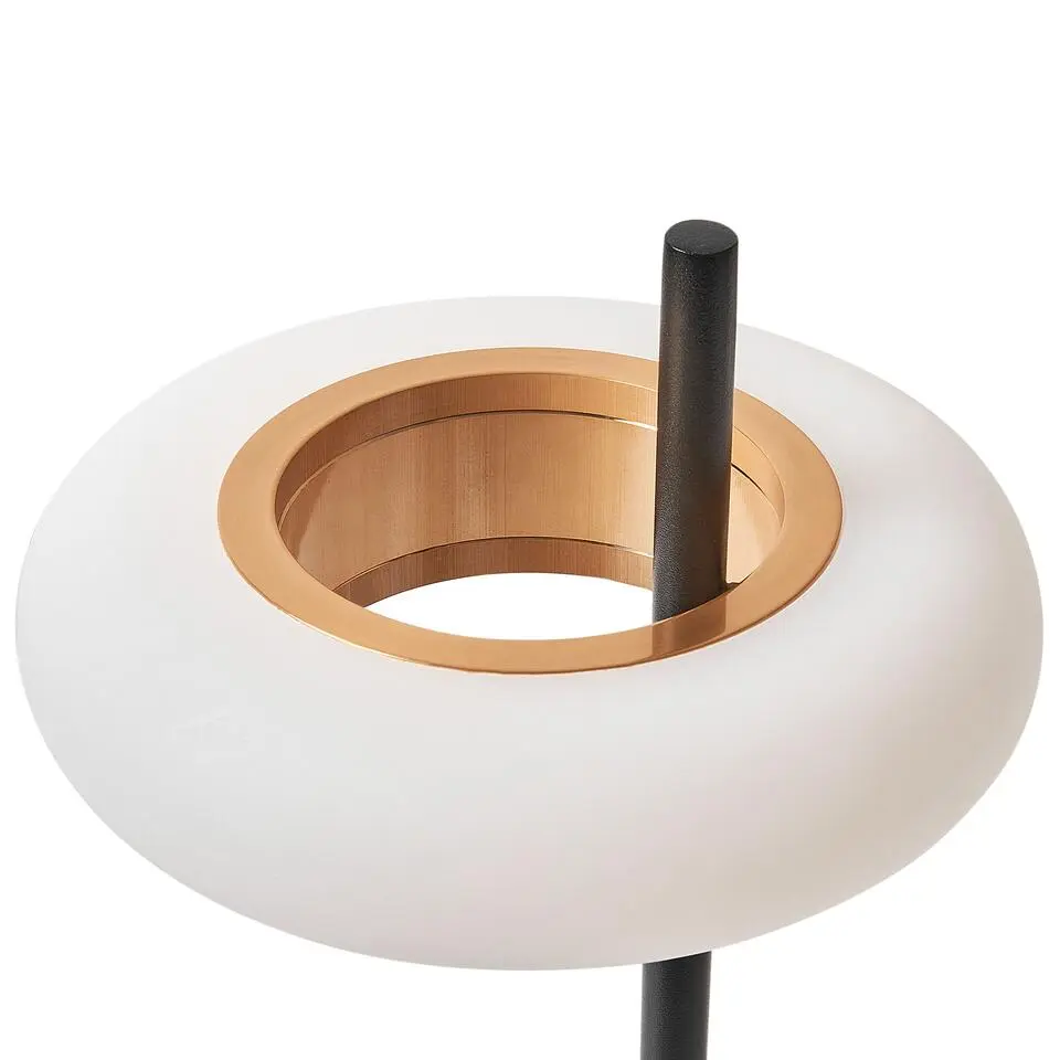 ALVIELA - Tafellamp - Zwart - Aluminium/IJzer