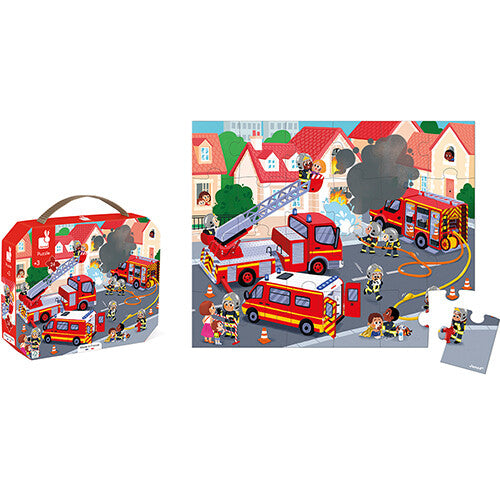 Janod puzzel de brandweer - 24st