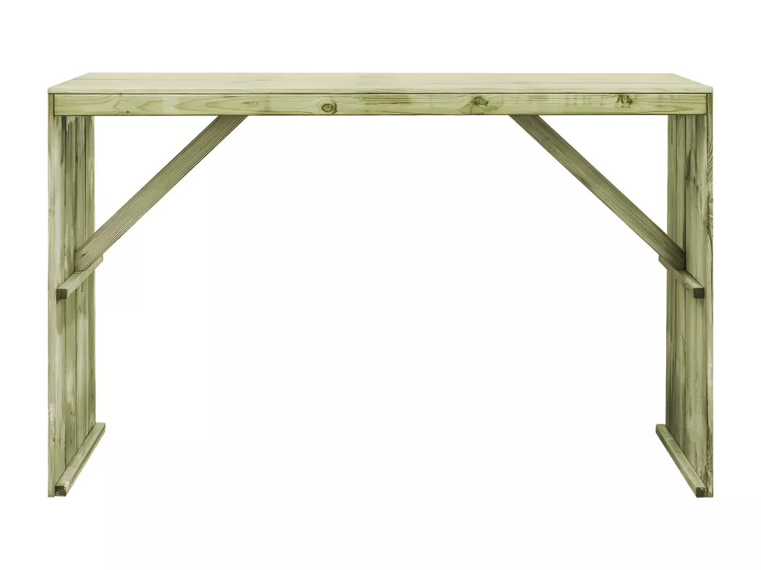 Prolenta Premium - Table de bar 170x60x110 cm Pin imprégné