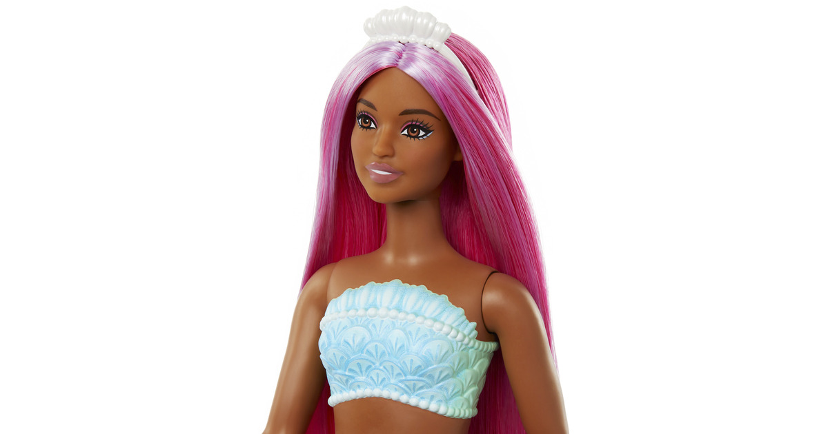BarbieDreamtopia - Zeemeerminpop - Kleurrijk haar