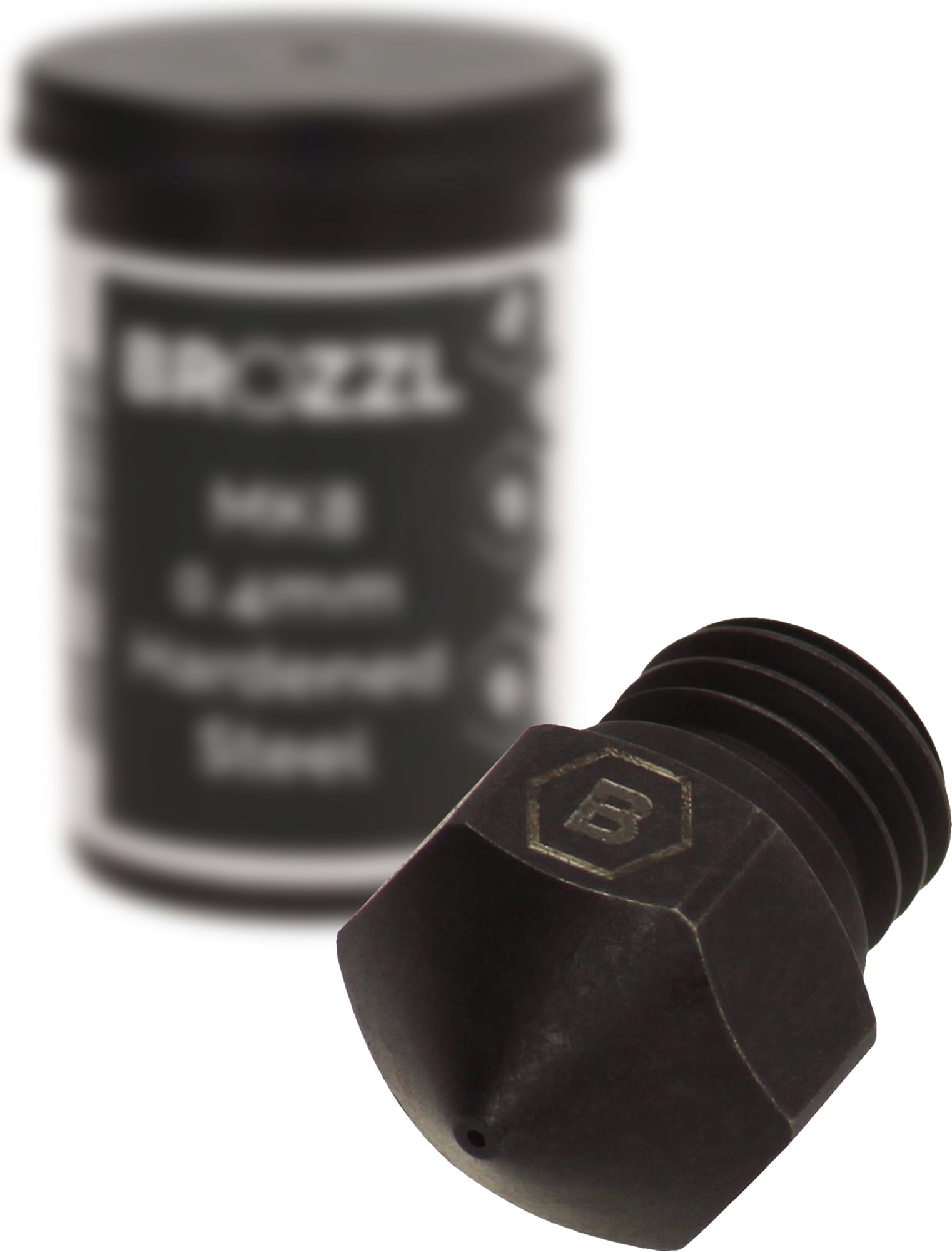 BROZZL  MK10 Düse Stahl gehärtet, 0,4 mm    Hochfeste gehärtete Stahl MK10 Düse in verschiedenen Durchmessern