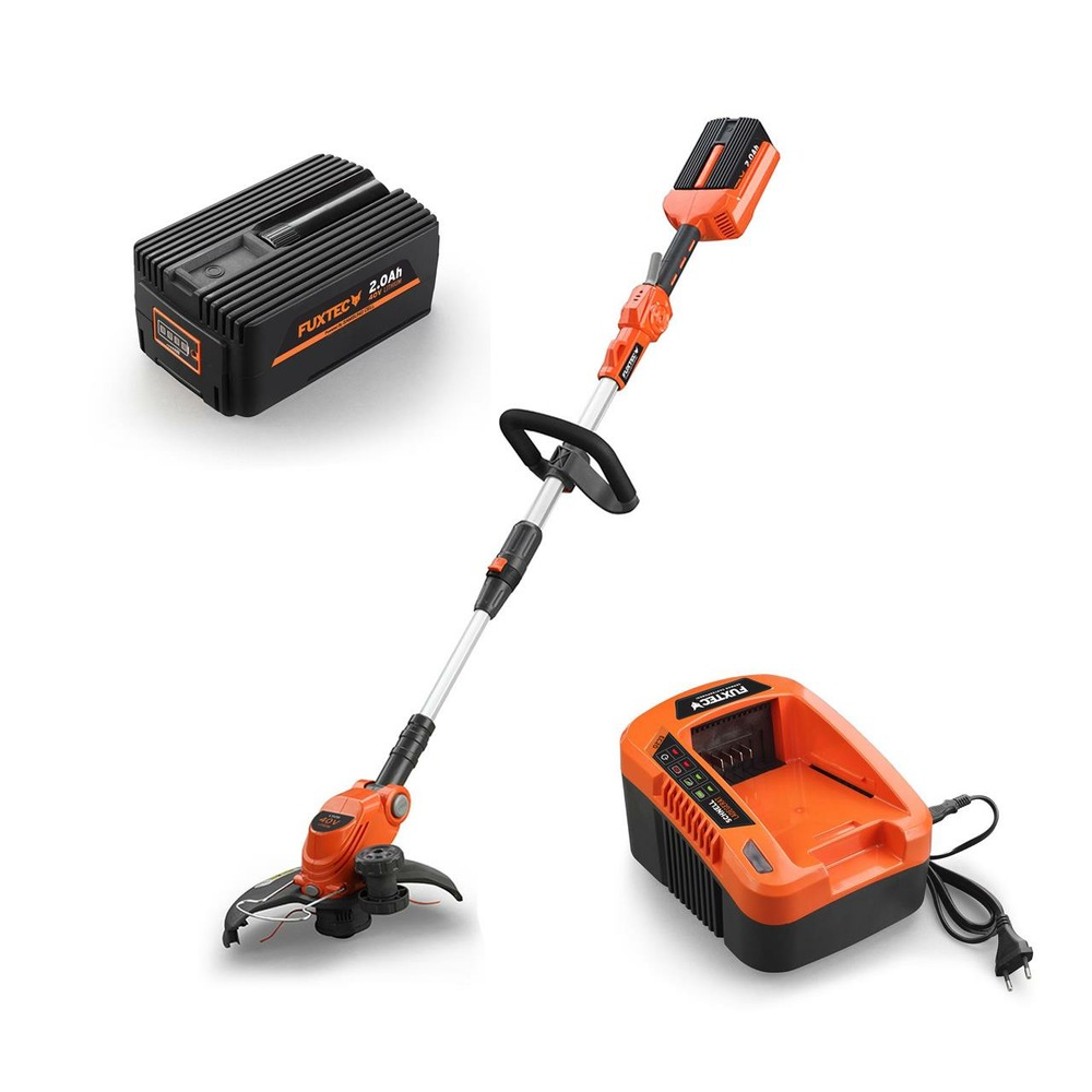 Coupe bordure sans fil - e312d - 40v 300w - set batterie 2ah et chargeur 2a