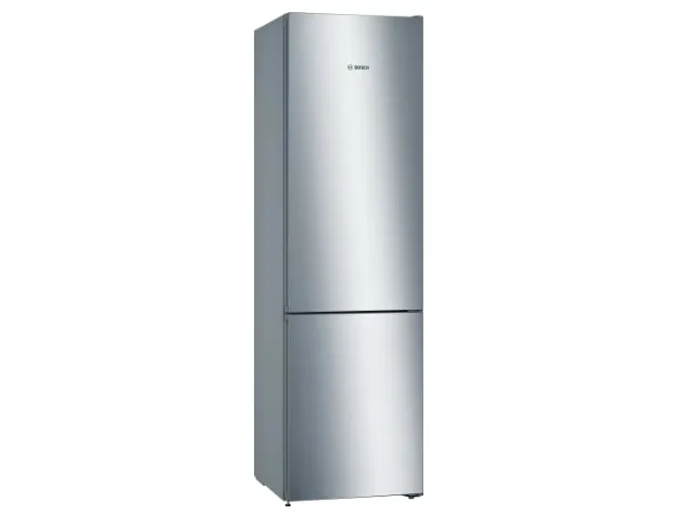 Bosch Serie | 4 KGN39VLEB - Køleskab/fryser - bund-fryser - bredde: 60 cm - dybde: 66 cm - højde: 203 cm - 368 liter - Klasse E - inox-look