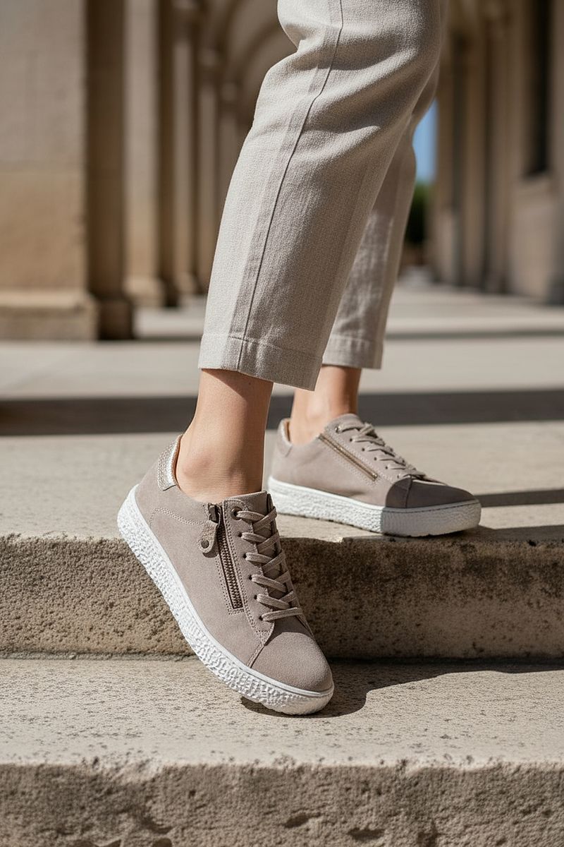 Hartjes Sneakers Taupe Dames