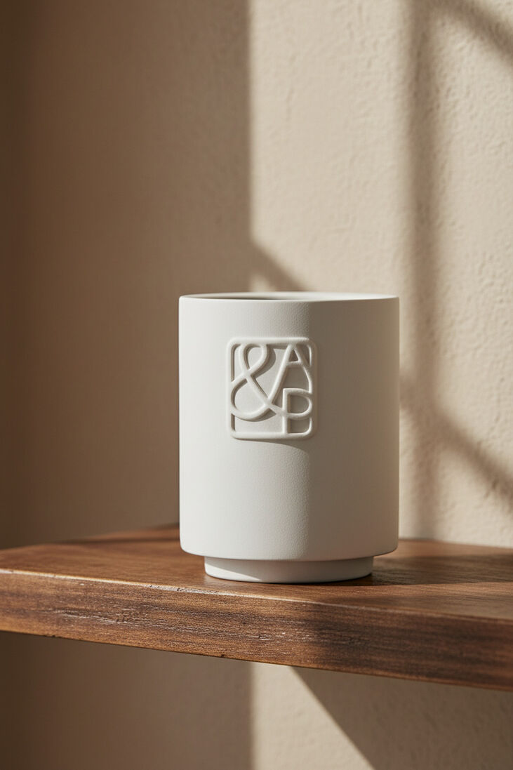 witte august & piers geurkaarsen saint 90gr - scented candle