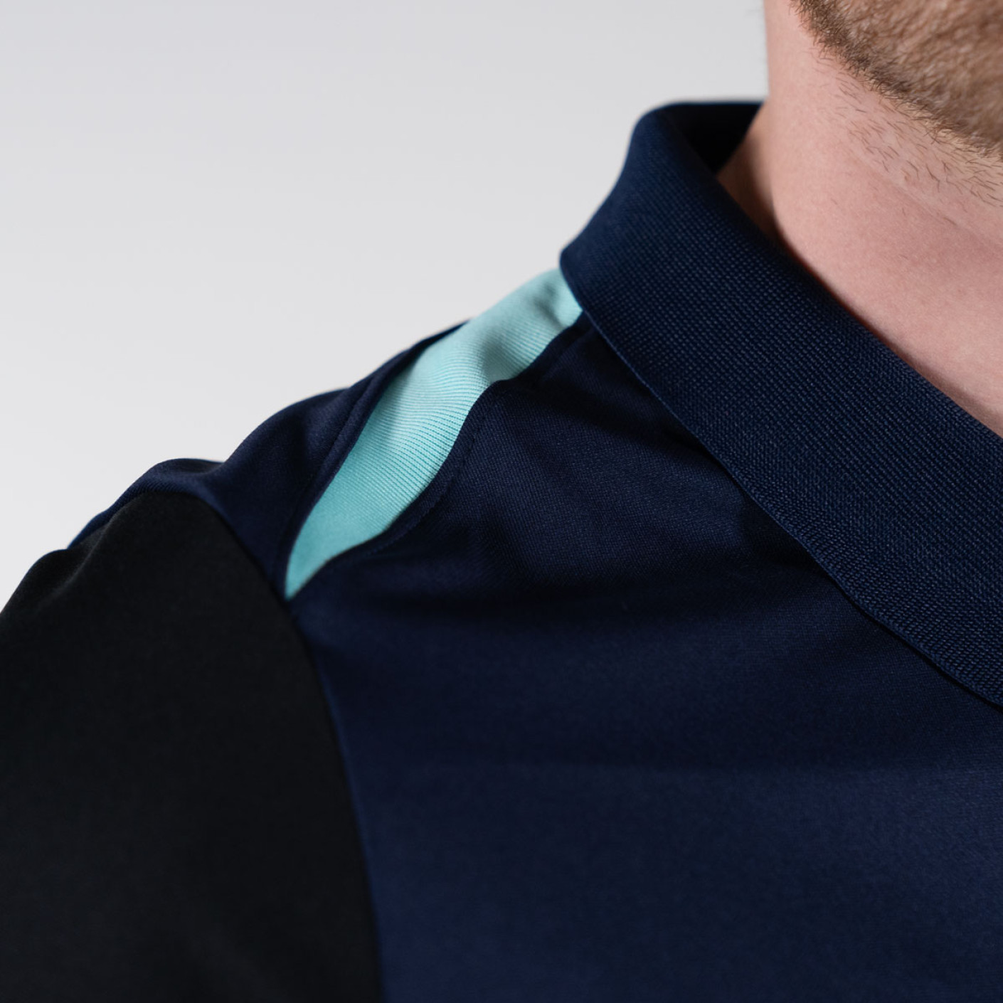 Nike KNVB Scheidsrechters Polo Trainingsset 2024-2026 Donkerblauw Turquoise Wit