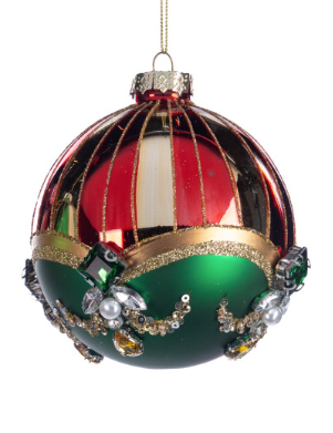 Beau Deco Jewel Stripe Ball