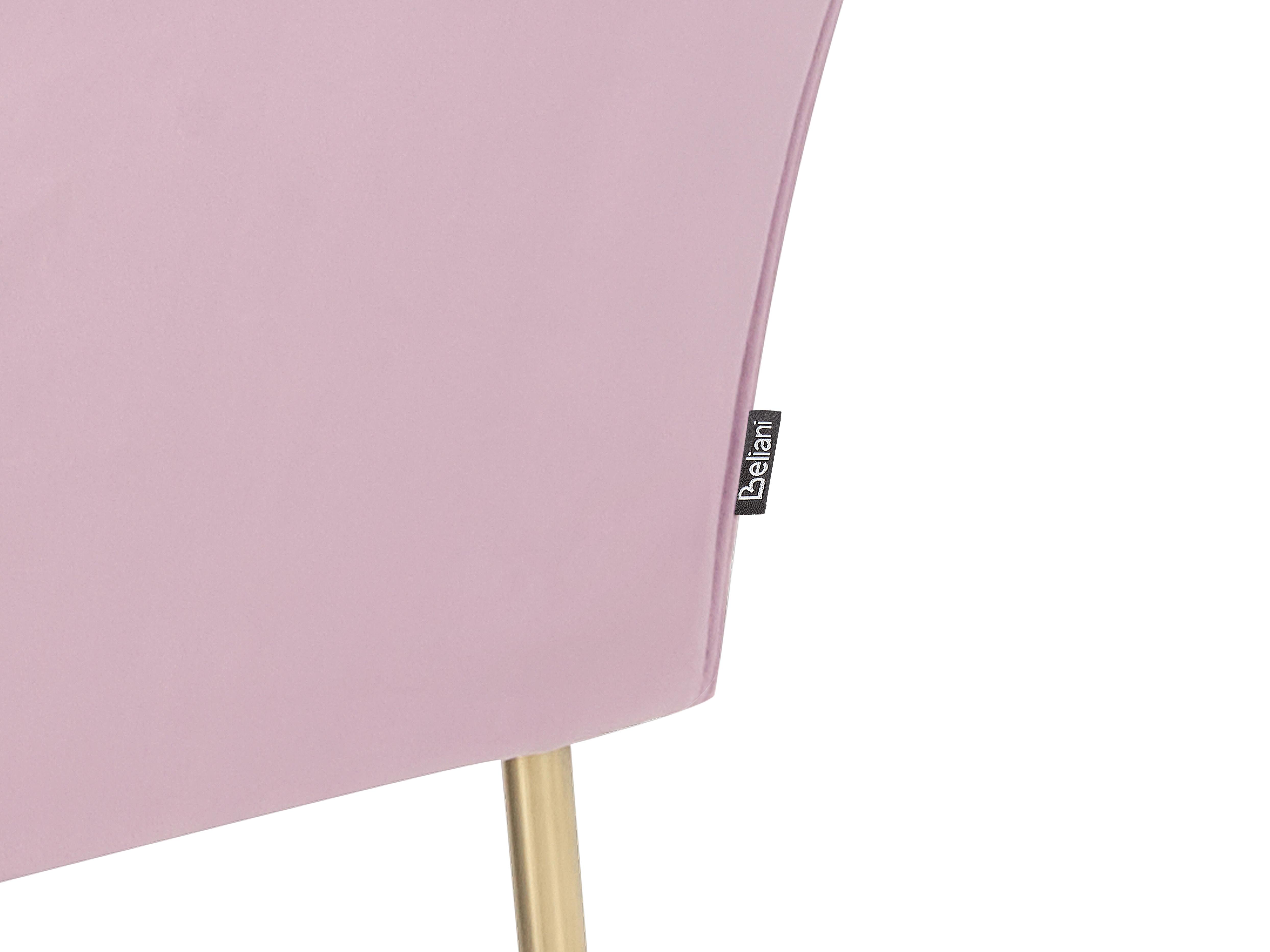 Chaise longue NANTILLY Fluweel Lichtviolet