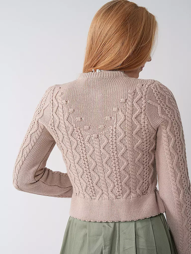 GOTTSEIDANK Trachten Strickjacke LENE  rosa