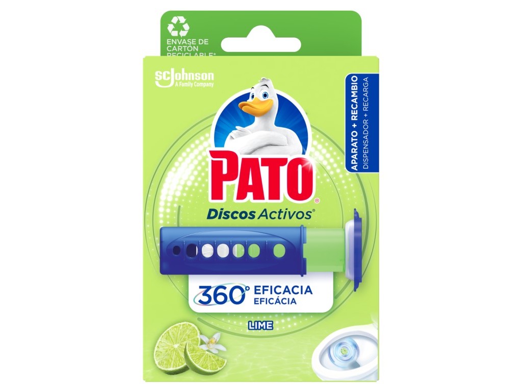 BLOCO PATO SANITÁRIO DISCOS ACTIVOS APA LIMA FRE 36ML
