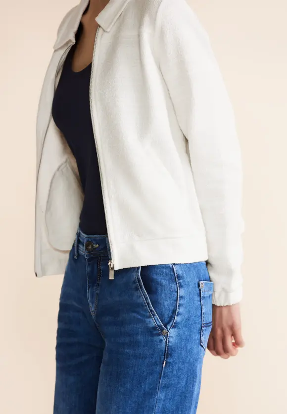 Struktur Shirtjacke - off white