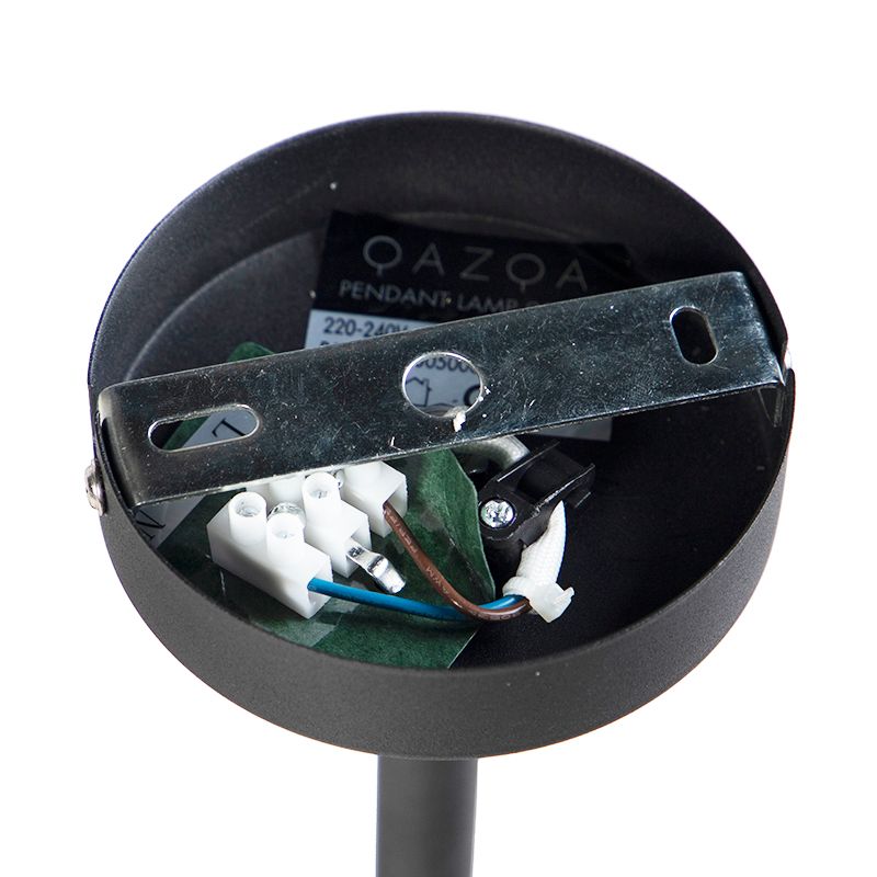 Moderne hanglamp zwart verstelbaar 6-lichts - Lofty