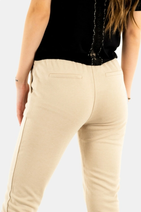 pantalons ichi kate pique 151308 doeskin