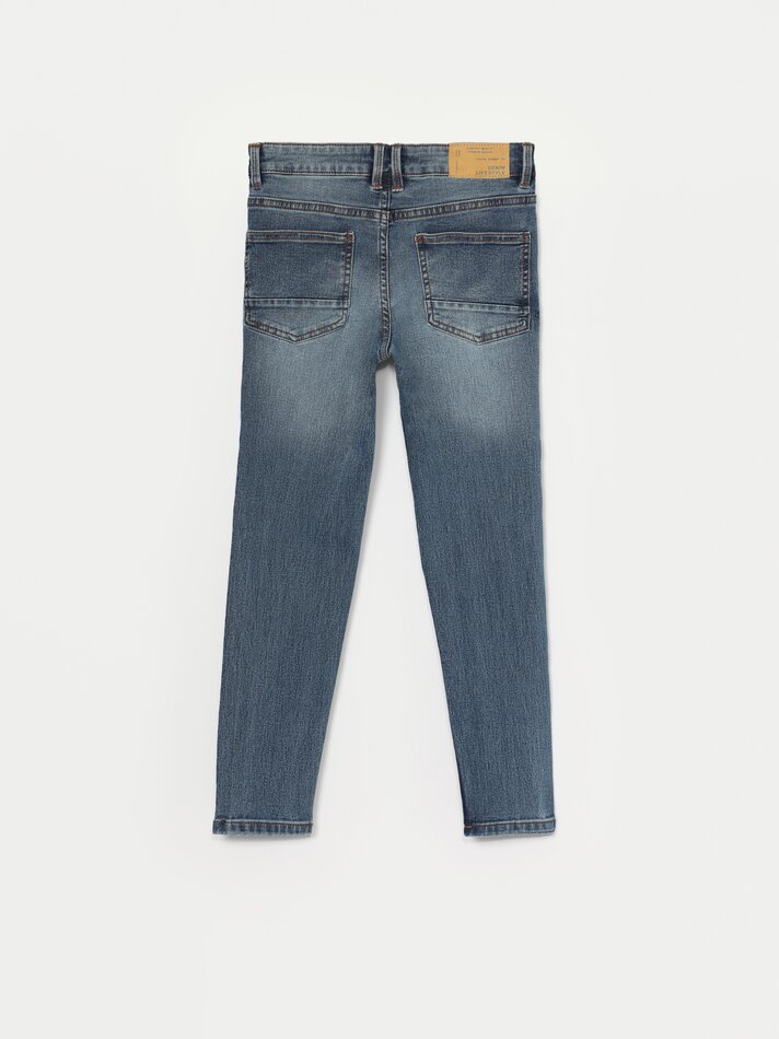 Calça jeans super skinny - Azul Comissária de Bordo