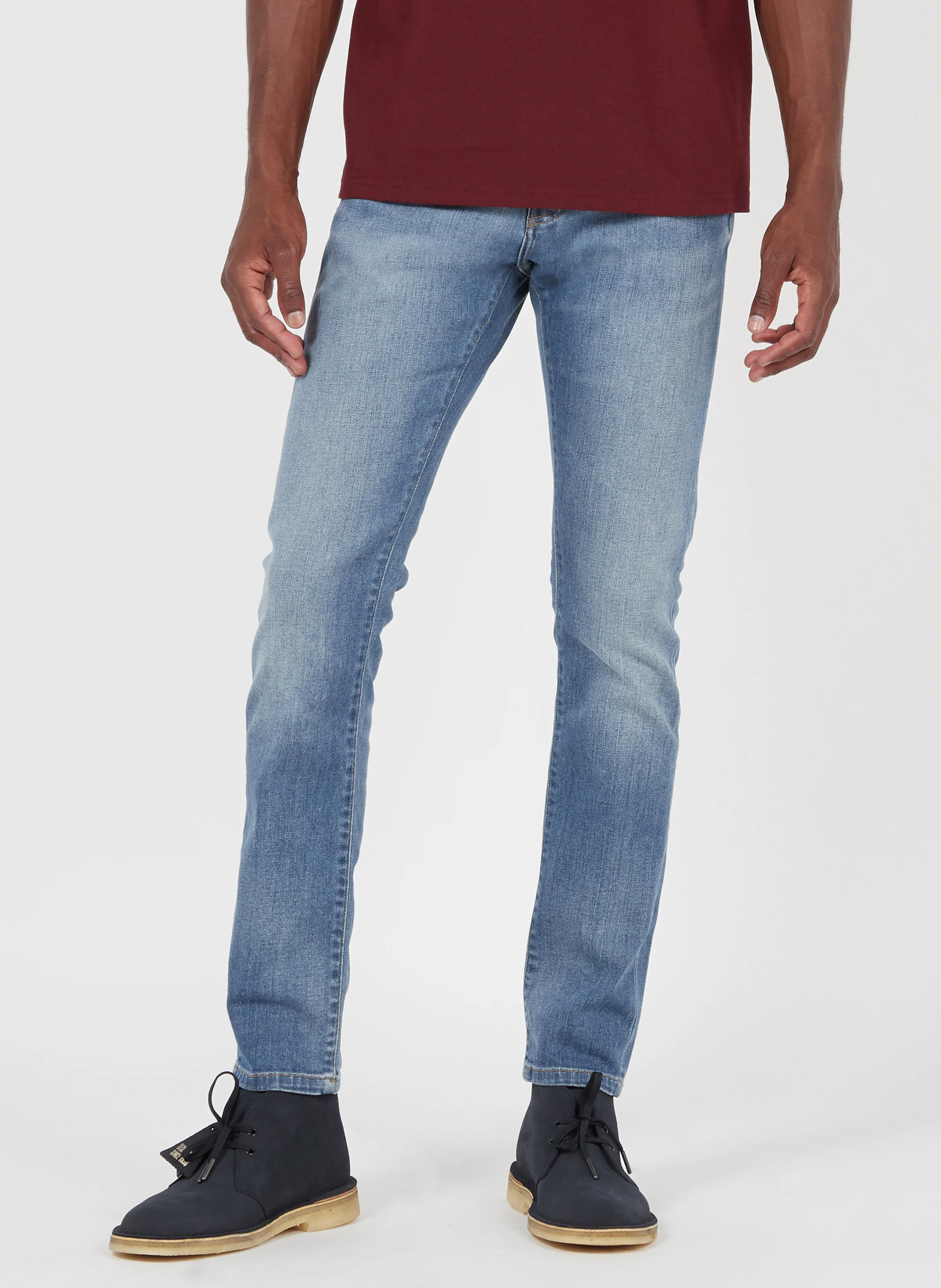 REBEL - Jean slim en coton stretch | Jean brut