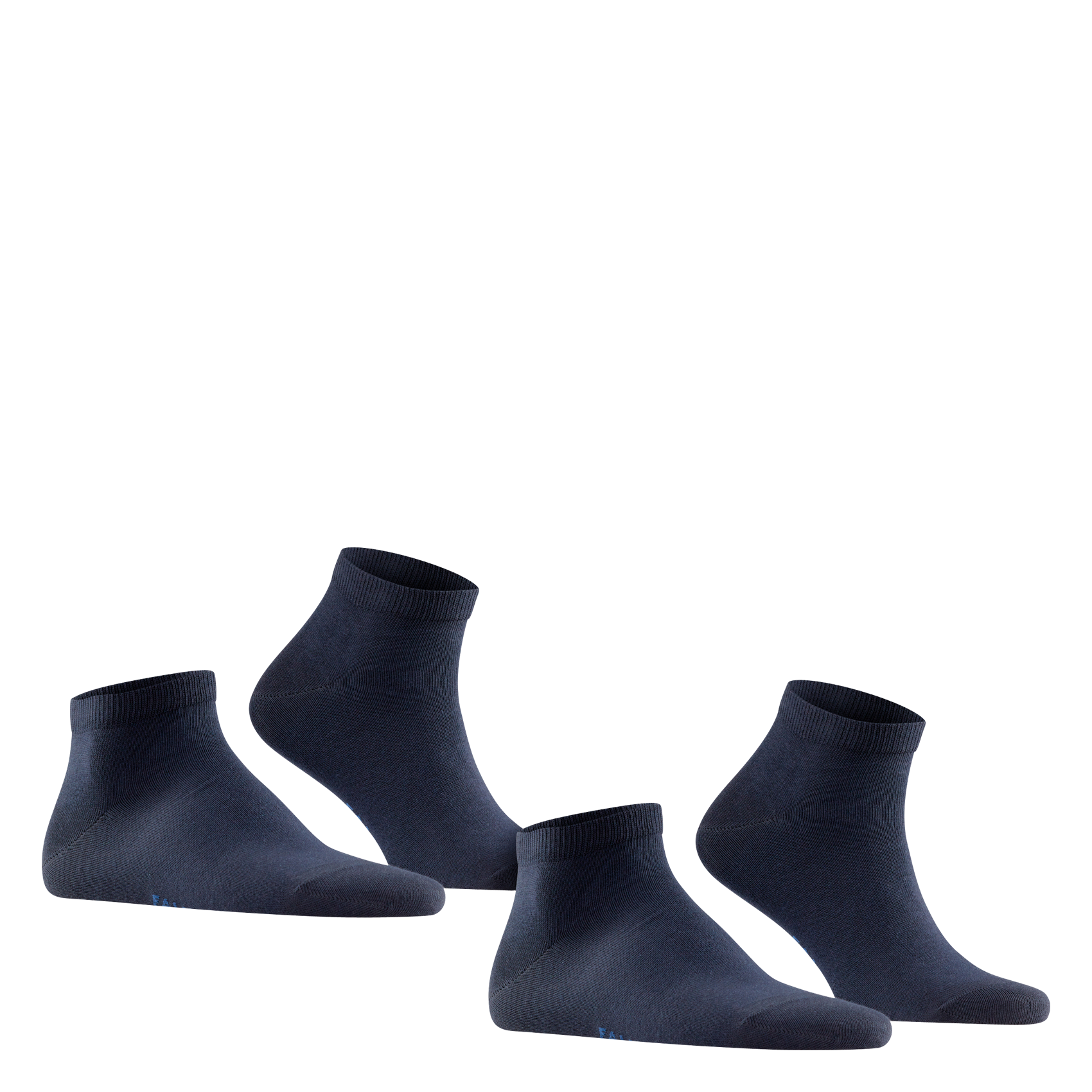 HAPPY SN - Lot de 2 paires de chaussettes en coton mélangé | Bleu