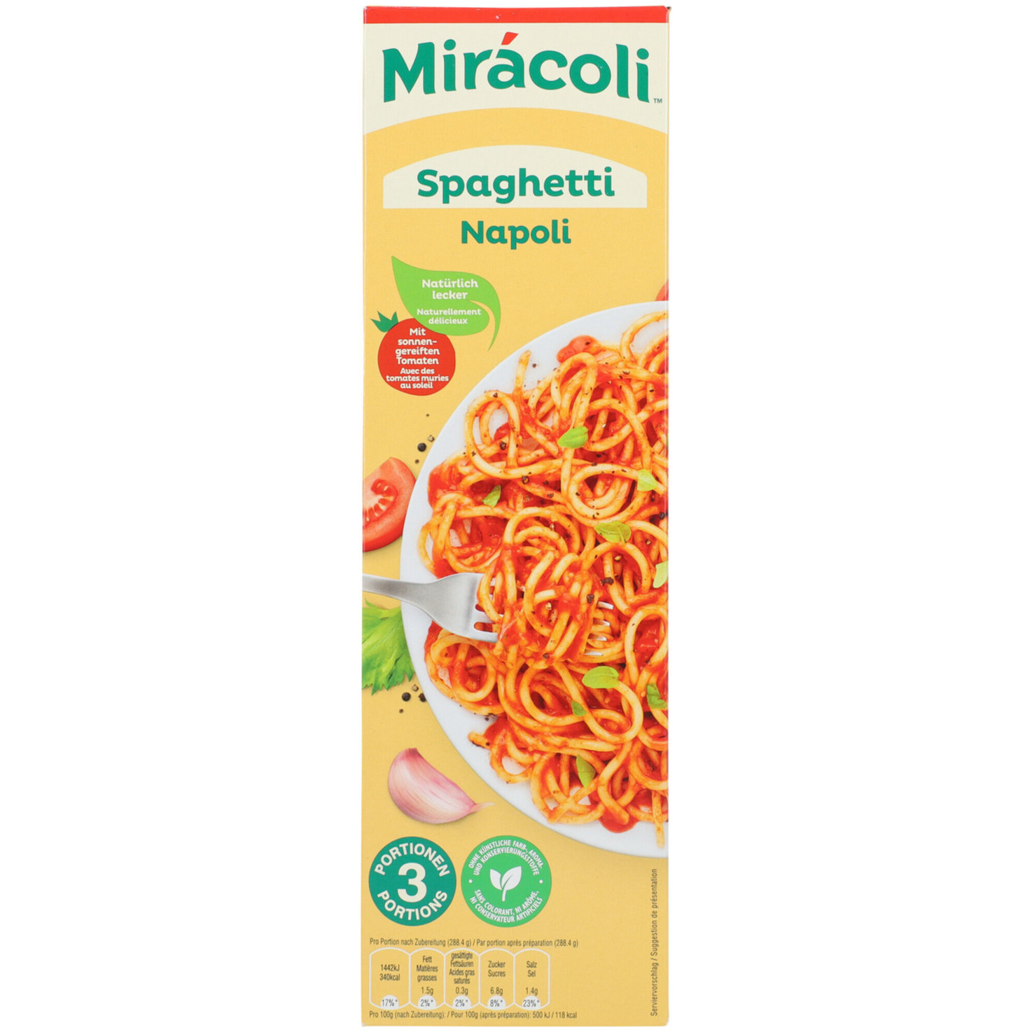 Miracoli Spaghetti mit Tomatensauce