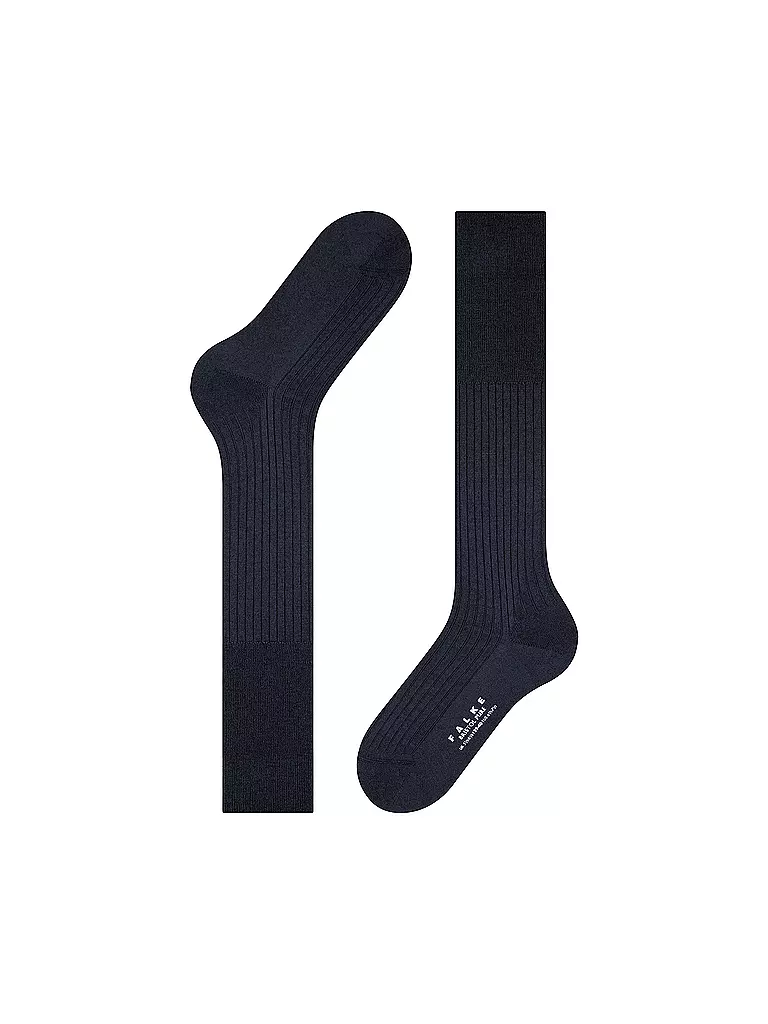 FALKE Kniestrümpfe BRISTOL dark navy blau