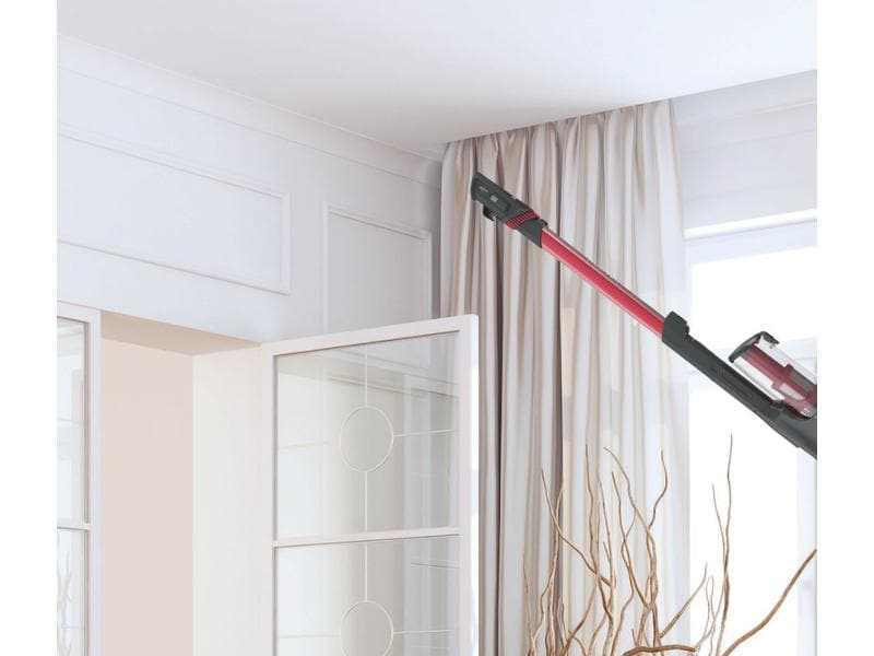 Hoover Akku-Hand- und Stielsauger HF522STH 011 Grau/Rot Kompakter Besenstaubsauger ohne Kabel