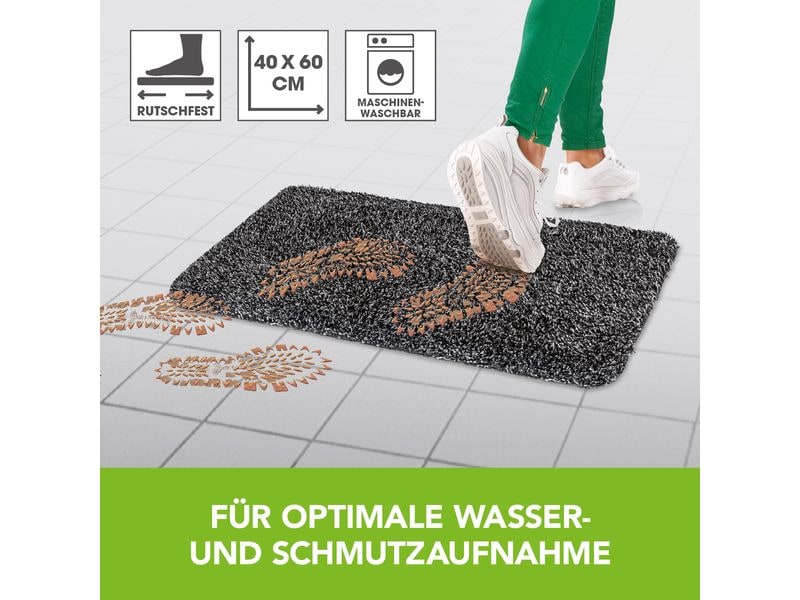 EASYmaxx Fussmatte Magic Step 60 cm x 40 cm Schmutzfangmatte