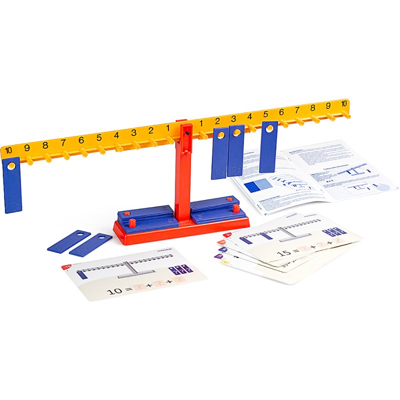 Jeu miniland balance numérique 20 poids + 10 suspendus