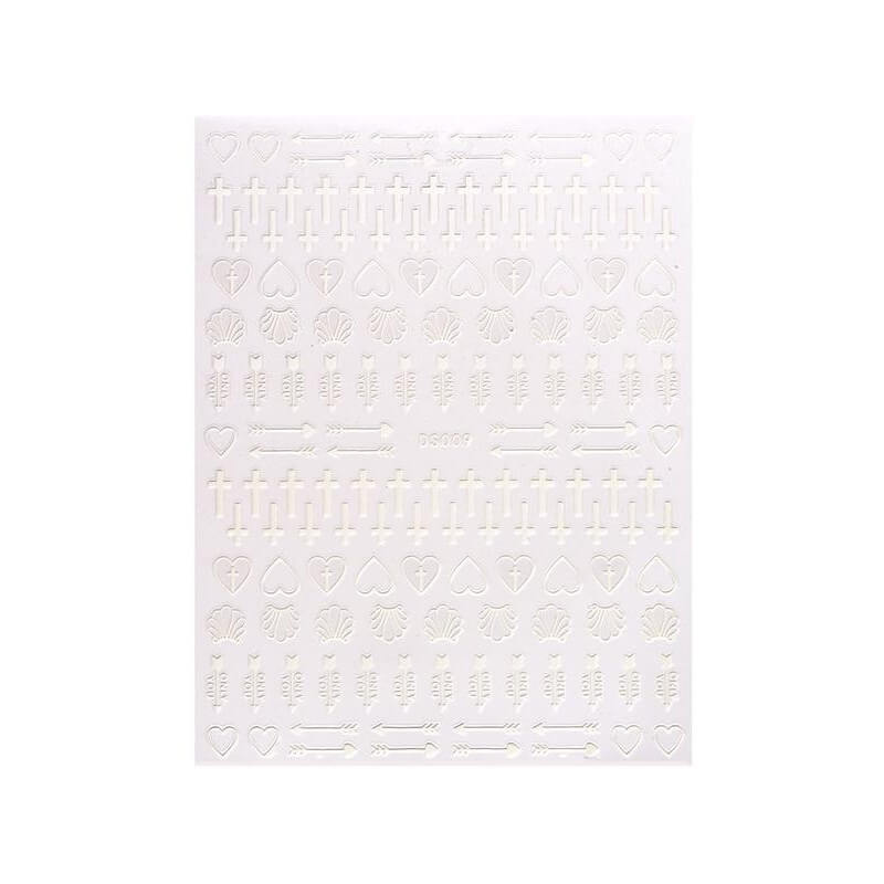 Sticker elastique element blanc Beauty Nails