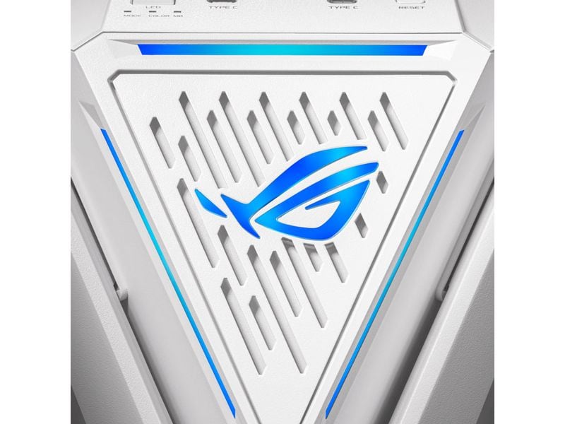 ASUS ROG PC-Gehäuse ROG Hyperion GR701 Weiss Premium-Tower mit großzügigem Innenraum und optimierter Kühlung