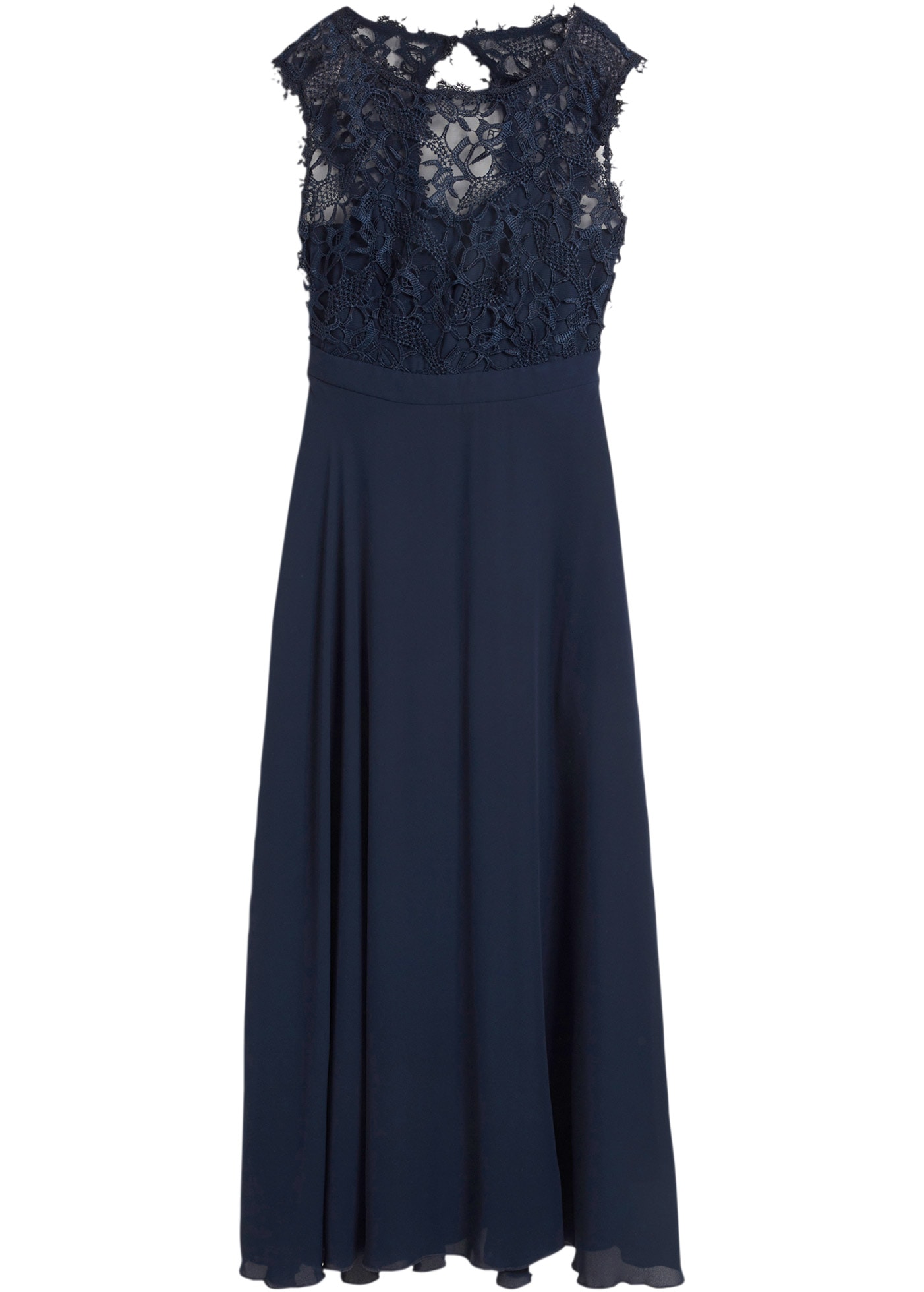 bonprix Maxikleid »Maxikleid mit Spitze« Maxikleid mit Spitze