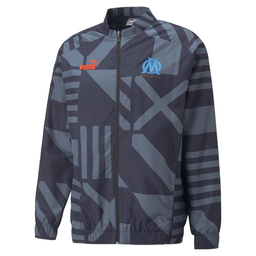 Puma OM Veste Noir/Gris Homme Puma 2022/2023