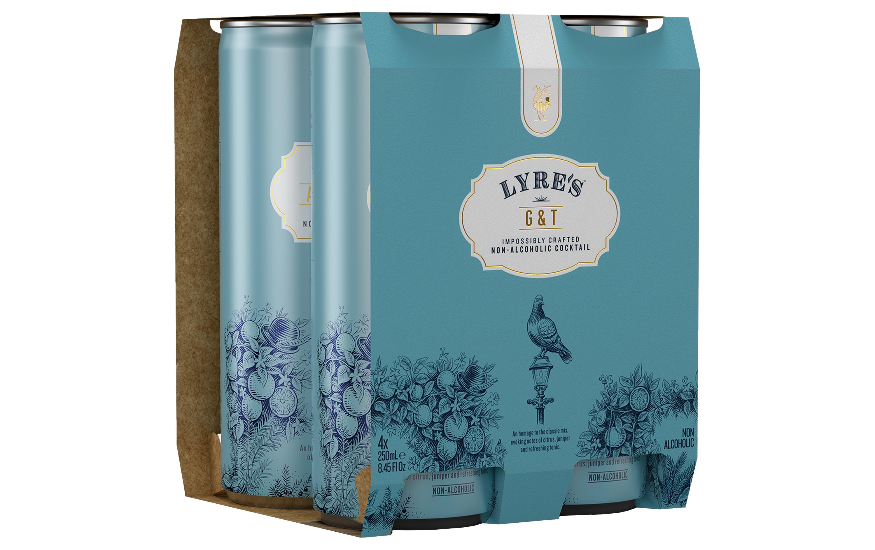 G&T 4 x 250 mlAromatisches Apéro-Getränk auf Basis von Wacholder