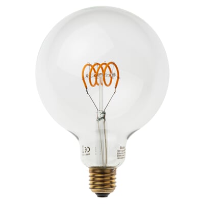 LED-Filamentlampe Spiralfaden, Globe