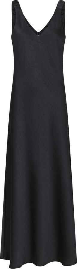 Neo Noir Zakia Heavy Sateen Dress Black