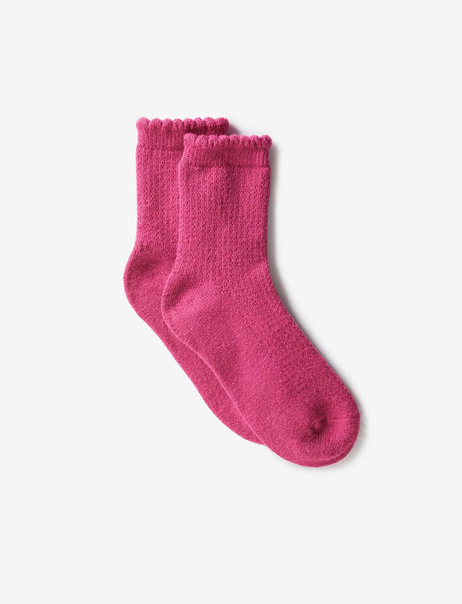 Chaussettes - rose dahlia