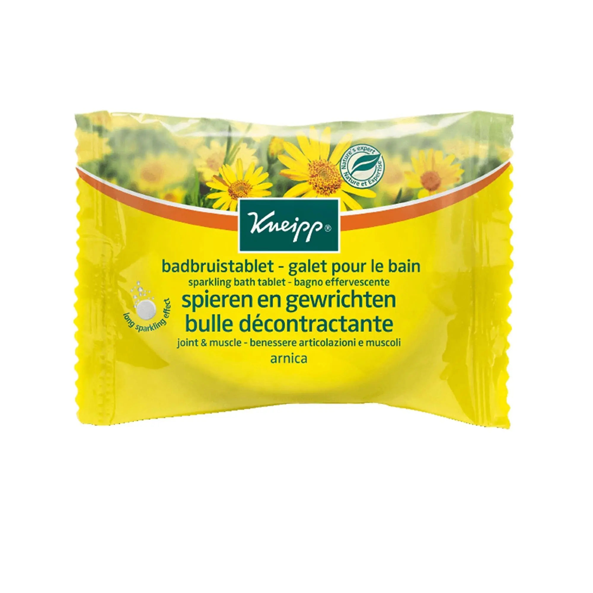 Kneipp - Galet pour le Bain - Arnica Galet pour le Bain- Sels, perles et cubes de bain