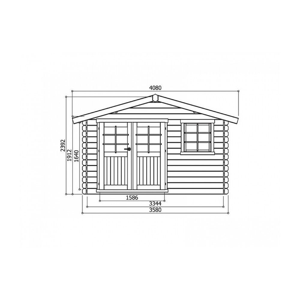 Abri de jardin maisonnette chimay