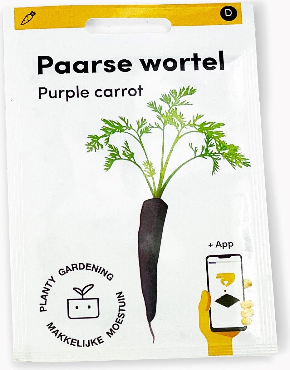 Makkelijke Moestuin groentezaad Paarse wortel (Daucus carota)