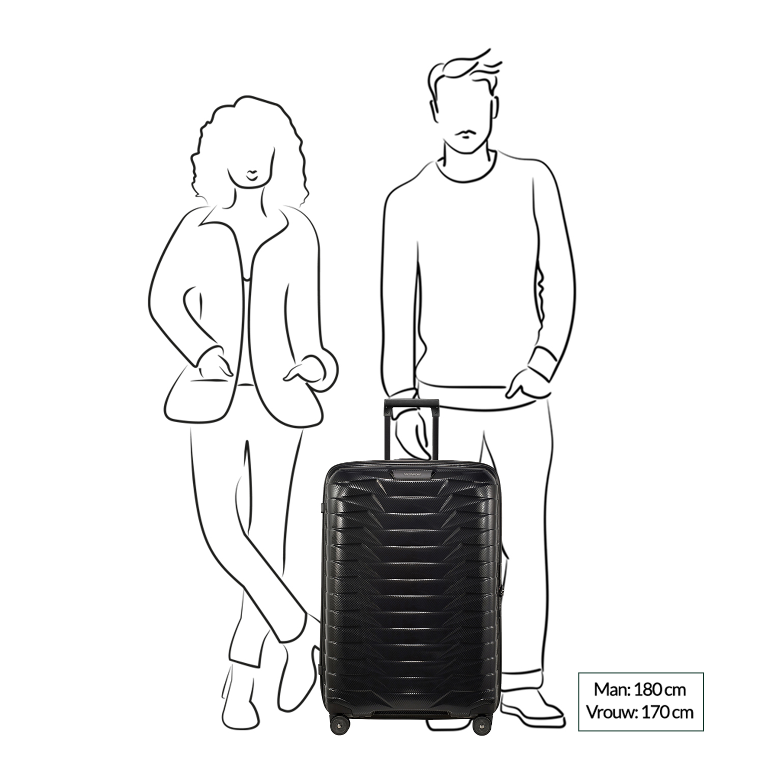 Samsonite Proxis Spinner 75 silver