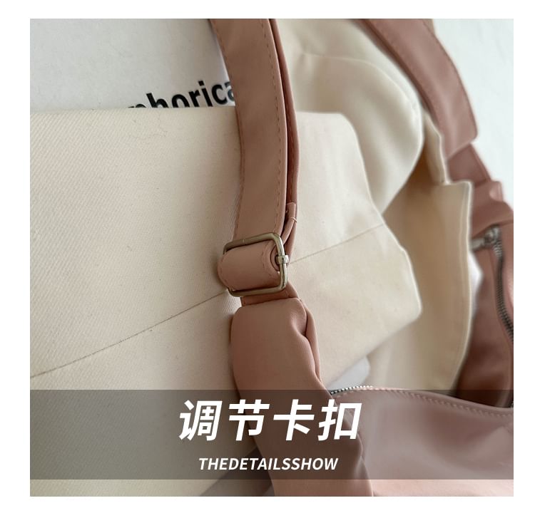 Basaran - Set: Kunstleren Tote Bag + Tasbedel
