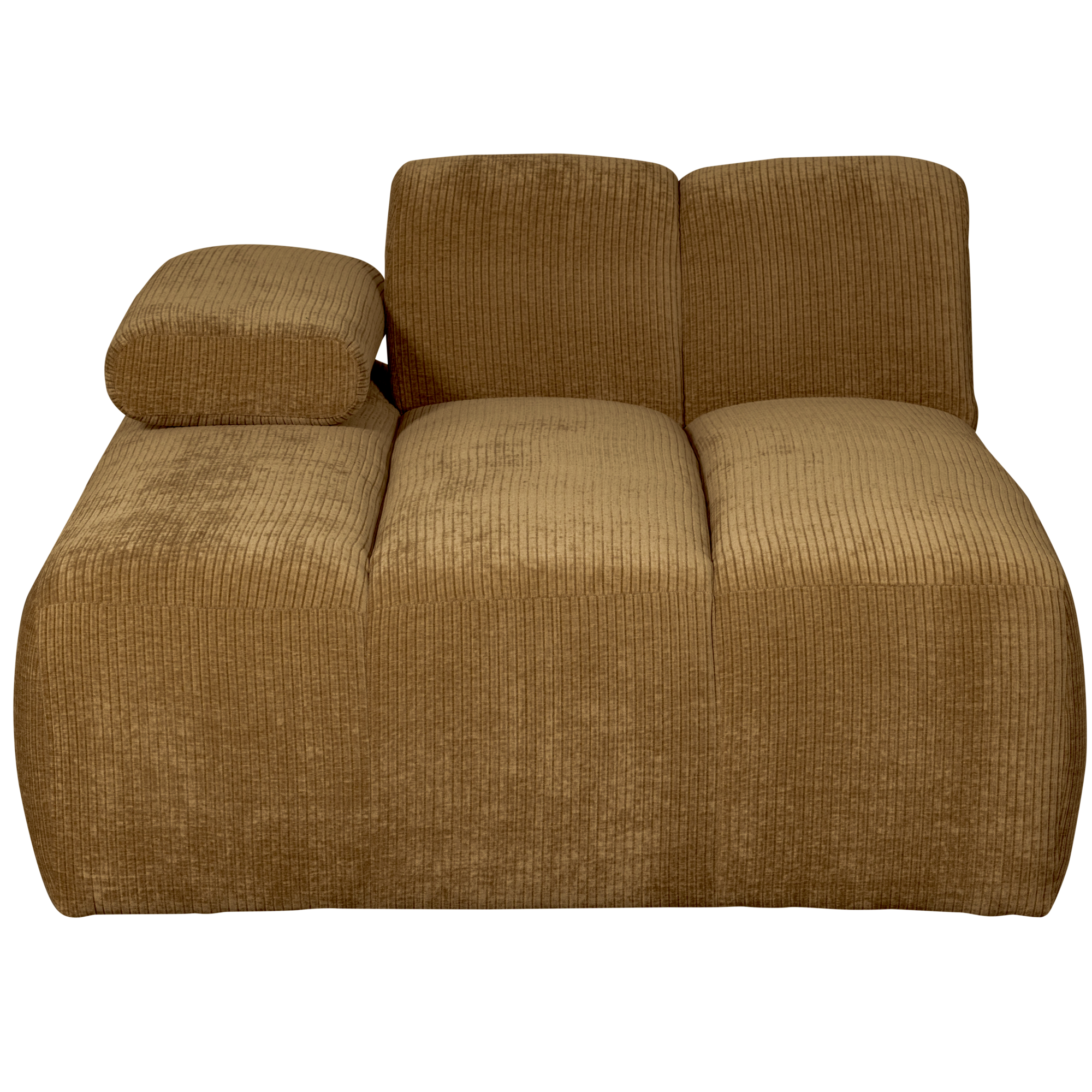 Chaise Longue Mojo Element Mojo Chaise Longue Element Links - Geweven Ribstof - Honinggeel