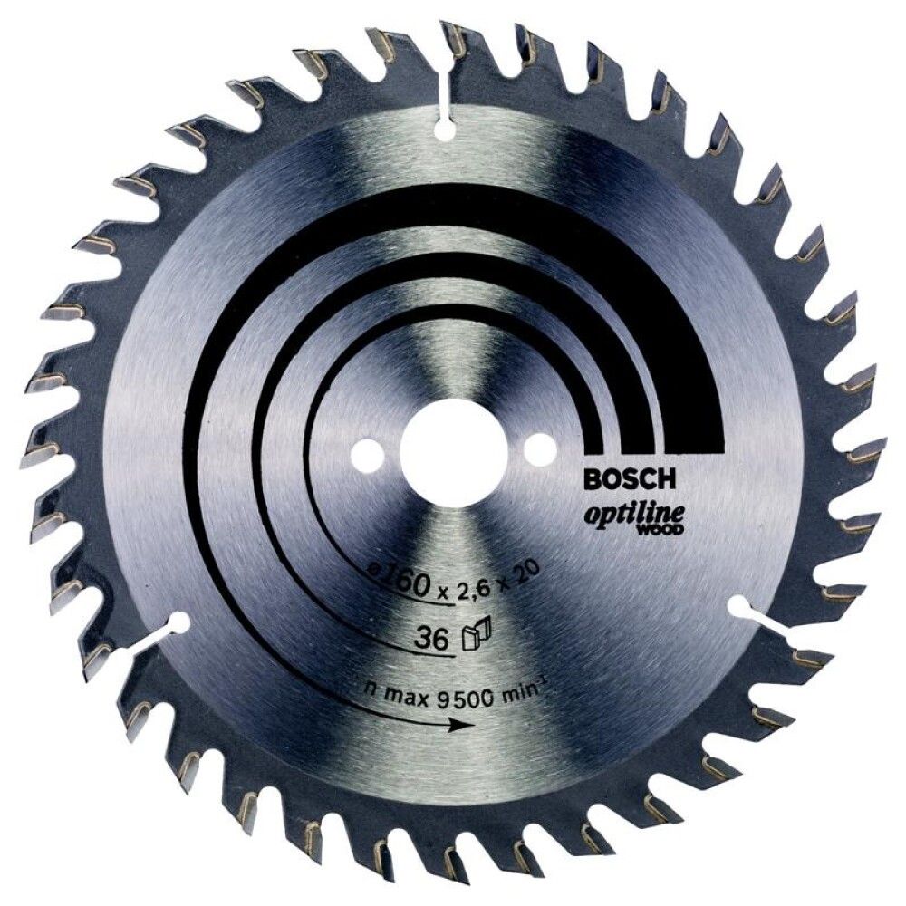 SIRKELSAGBLAD BOSCH 36T WOOD 160X20X16MM